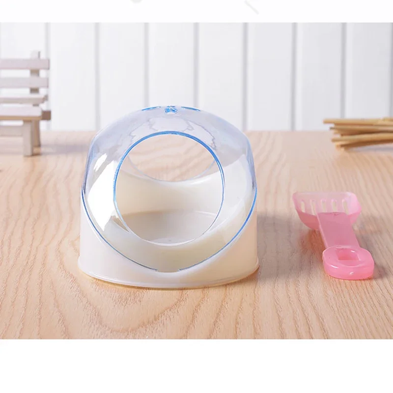 Cute Hamster Bathroom Creative Hamster Sand Bathroom Sand Bath Container With Shovel Pet Cleaning Supplies