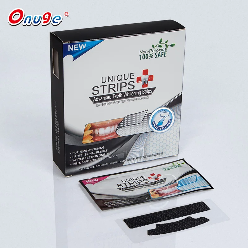 Clear Smile Strips Teeth Whitening Gel Bleaching Strips Bamboo Charcoal Wholesale Teeth Whitening Supplies