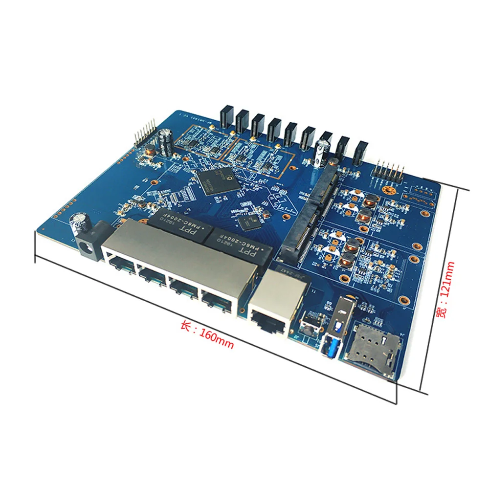  Беспроводная плата OpenWRT IPQ4019 2 4 ГГц 300 Мбит/с + 5 8