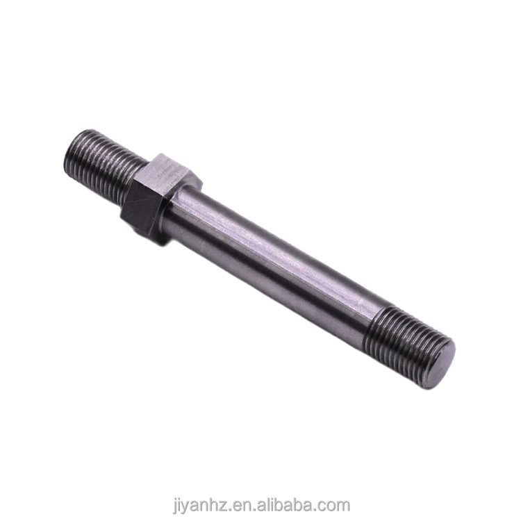 Jiyan Factory Customized CNC Turning Machining Hexagonal Head Stainless Steel Rotating Shaft For Scooter