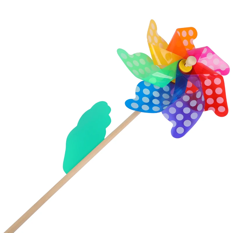 Professional High Cost-Effective Kids Toys Pinwheel Plastic Garden Windmill