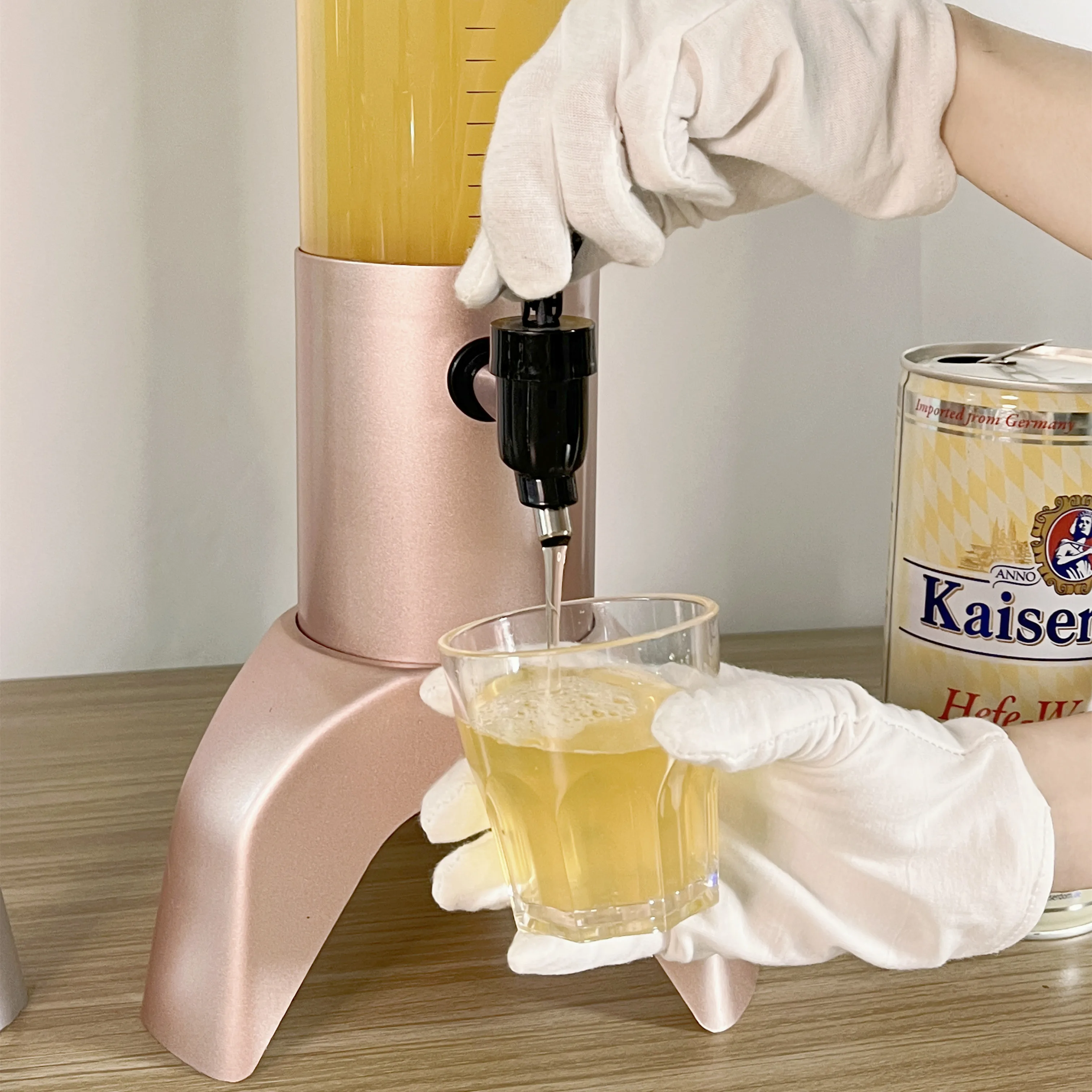 Wholesale 3L Large Capacity Beer Tower Dispenser with Customized LOGO for Restaurant Club Bar Party