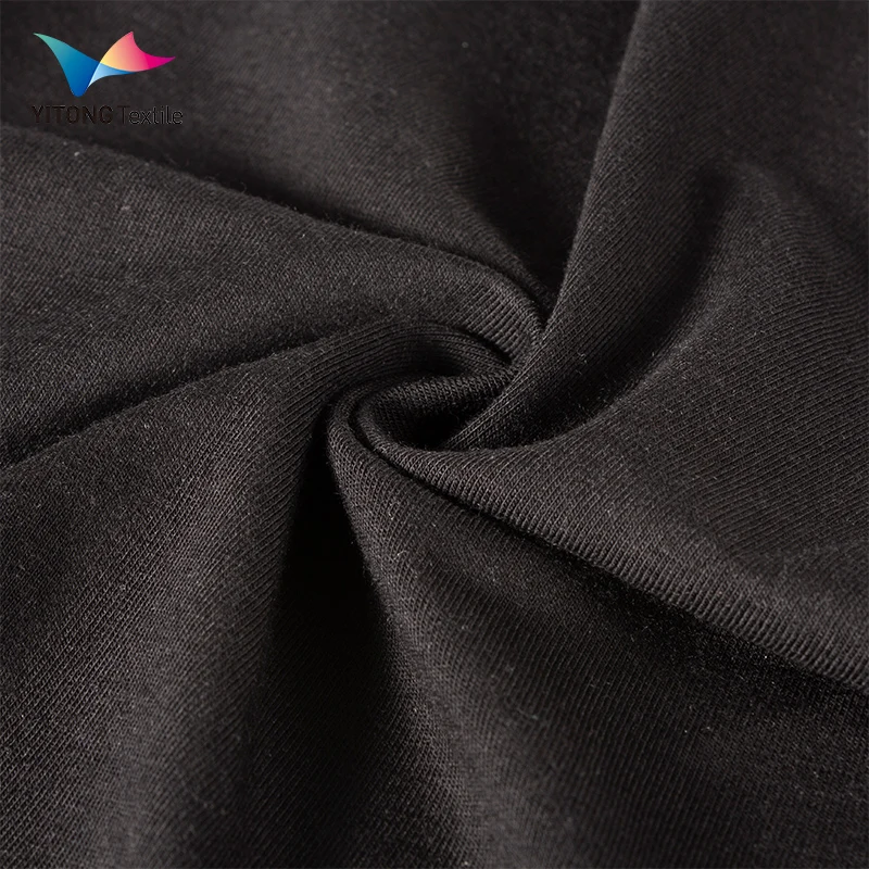 Factory Supplier 180 gsm Plain Knit Fabric 39% Viscose 28% Acrylic 28% Cotton 5% Spandex Fabric for Thermal Underwear