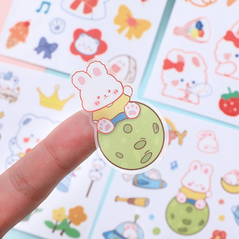 2024 Hot Sell Anime Kawaii  Cartoon Sticker for Scrap booking Handbook Material Decorative Sticker for Macbook