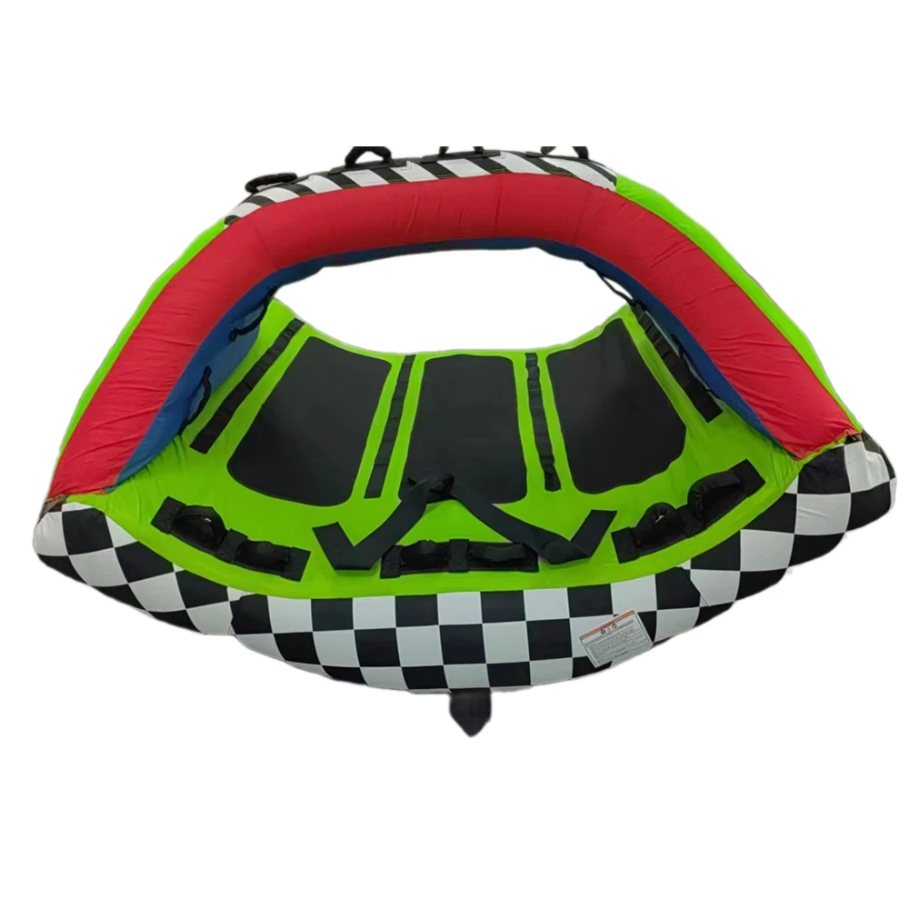 Durable 70 inch PVC Towable Tube Rider Water Sport Product Winter Snow Tube Inflatable Boat Boating Skiing