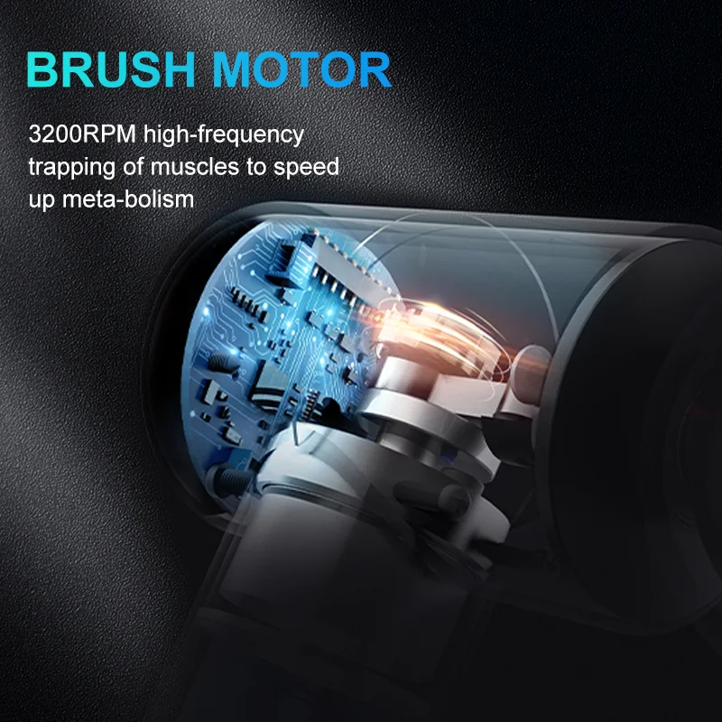 Good Price Metal Pocket Fascia Booster Small Case Muscle Portable Chiropratic Deep Fascial 12V 24V Mini Massage Gun With 6 Level