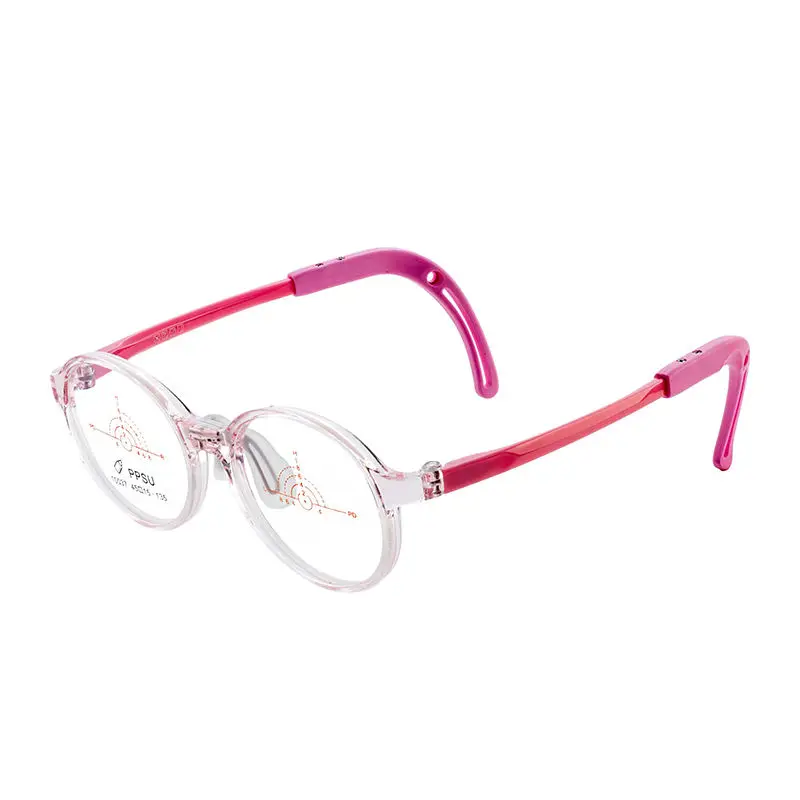 Wholesale New Style Eye Glasses PPSU Material Spectacles Custom Ultra-Light Flexible Kids Optical Eyeglasses Frame