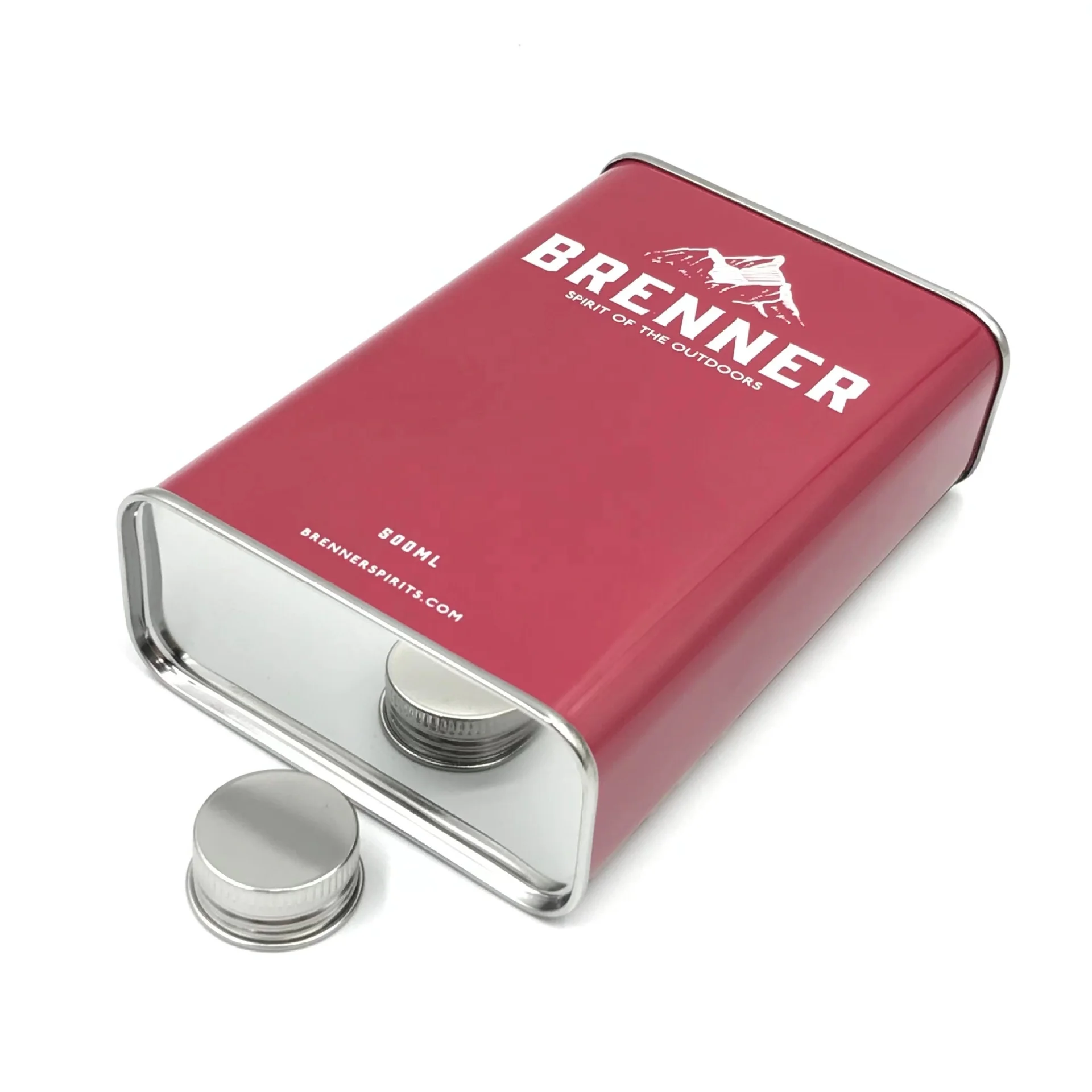 Factory Free Sample Rectangular Stainless Steel Can 500ml Capacity Tea Oil Beverage Soda Juice Vodka Wine Packaging Metal Cans