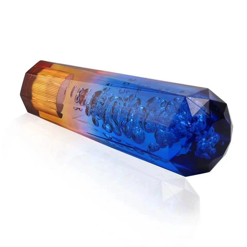  Universal car wheel shifter unique crystal gear knob stick cool acrylic shift