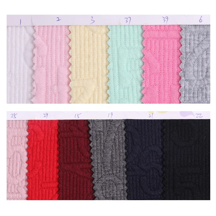 High quality polyester knitted rib jacquard knitted fabric furniture fabric wholesale