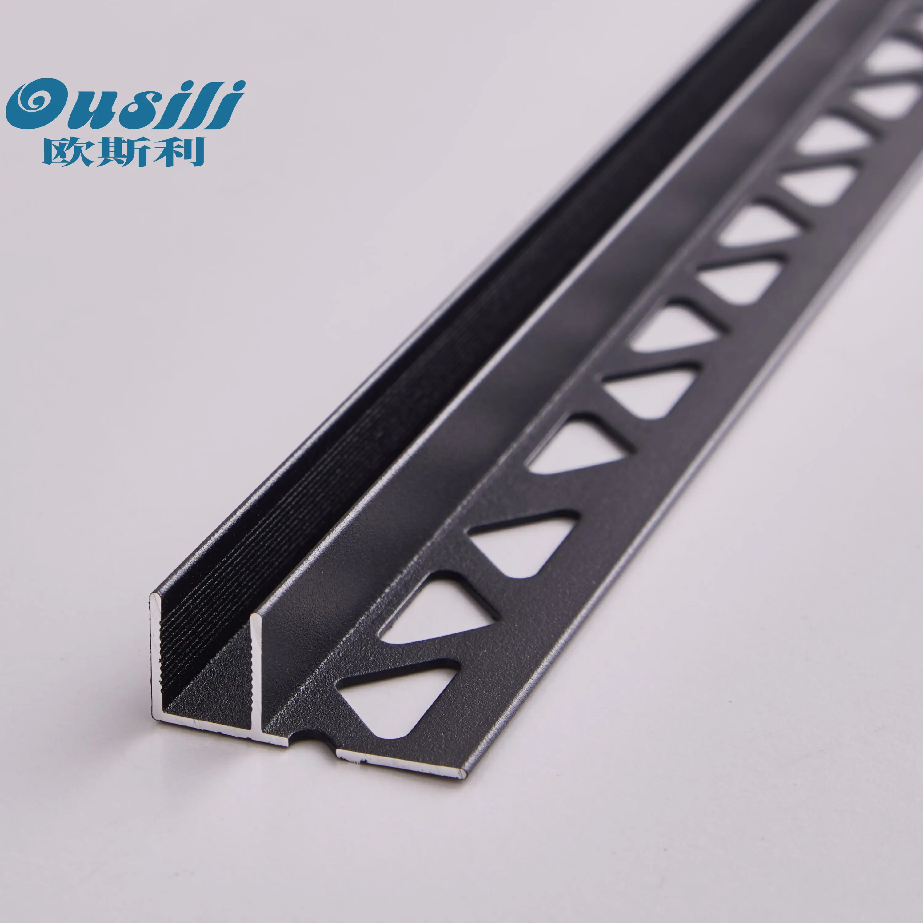 Custom aluminum Profile Tile Trim Edge Metal Building Materials Use For Interior Decor