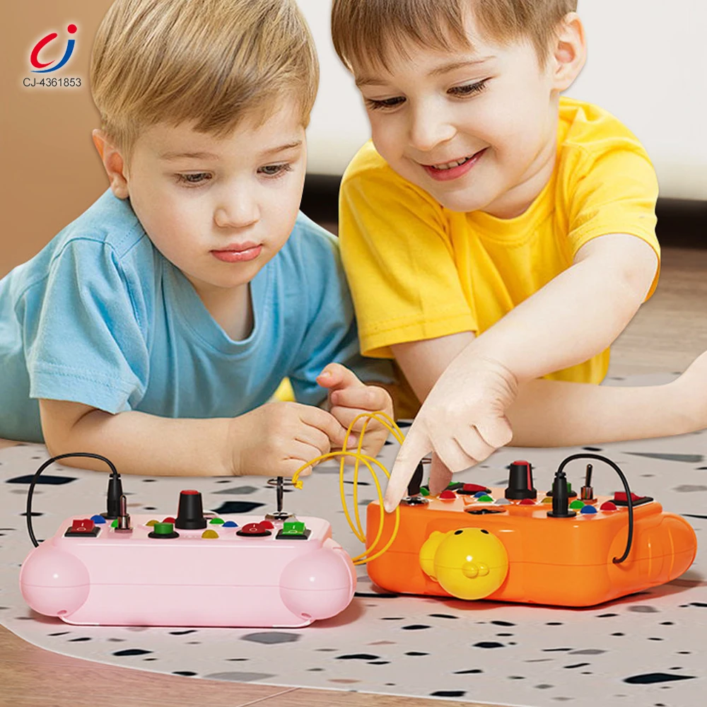 Chengji hot children early childhood education intelligent game console finger busy board sensory toy traffic lights for kids