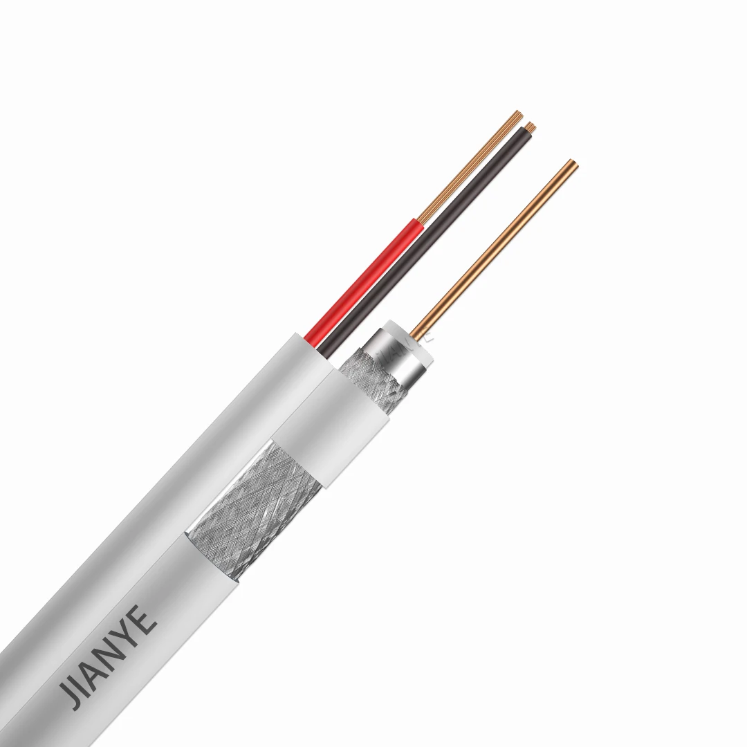 Коаксиальный кабель для камеры системы видеонаблюдения RG59 + 2DC rg