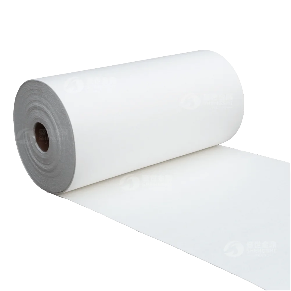 JINDING Factory directly hot-selling Customized 1260C 0.5-10mm Thickness Ceramic Fiber paper for industrial heat insulation