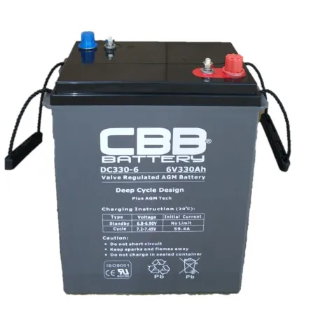 6V 310AH Lead Acid Deep Cycle Gel Battery Auto Terminals