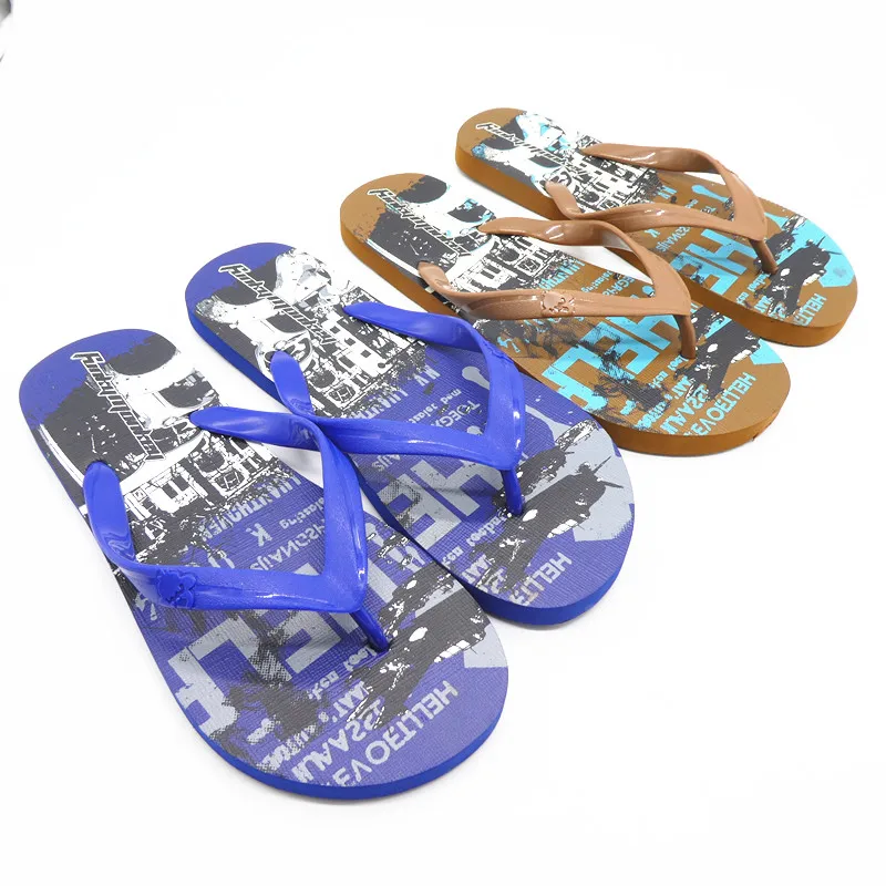 fashion printing  mens flip flops
