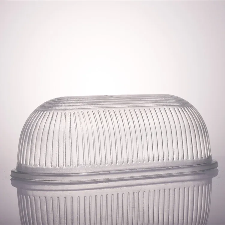 Molded clear marine lighting glass explosion proof light tempered glass dome