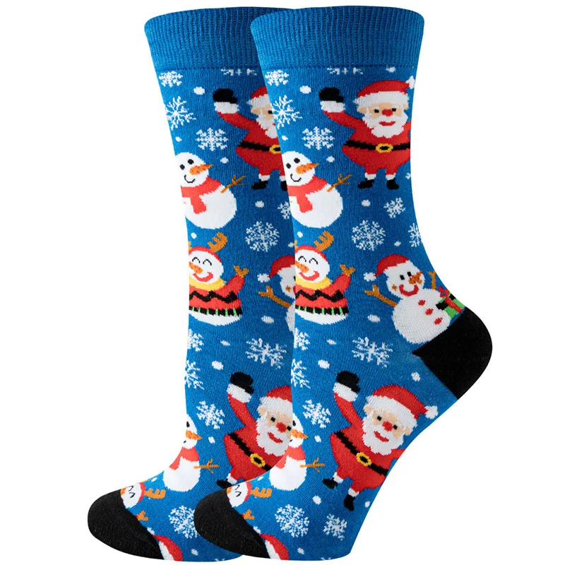 Женские рождественские носки Jingwen OEM calcetines de navidad las mujeres