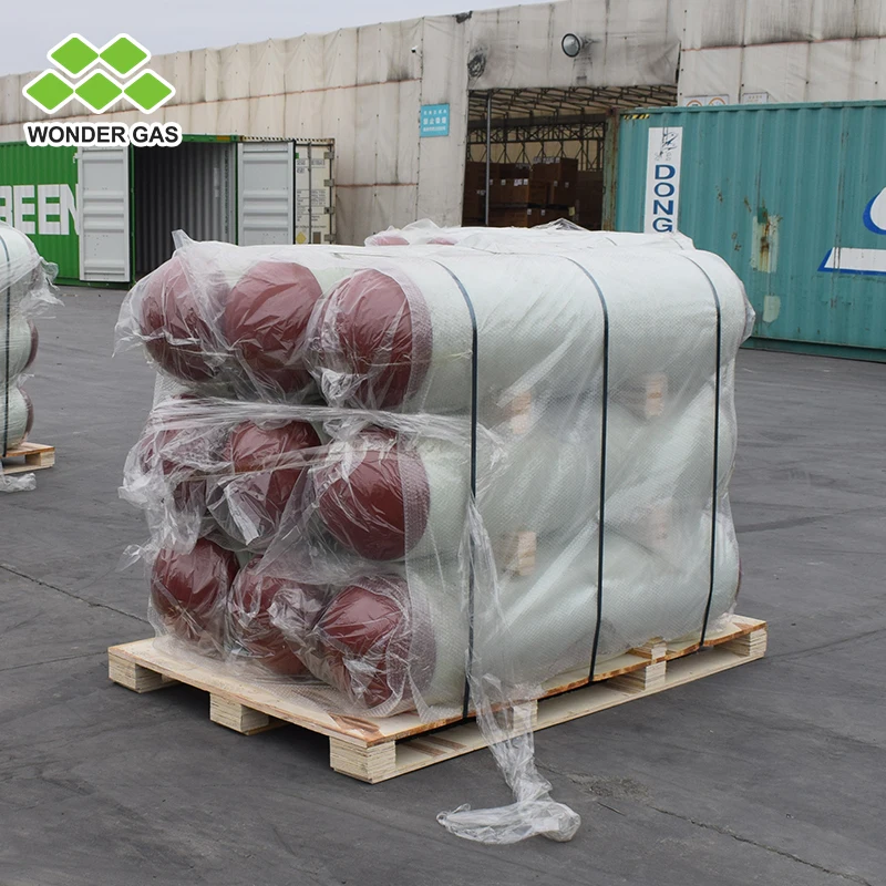 High Pressure Composite Material 200L Carbon Fiber CNG Cylinder Type 2