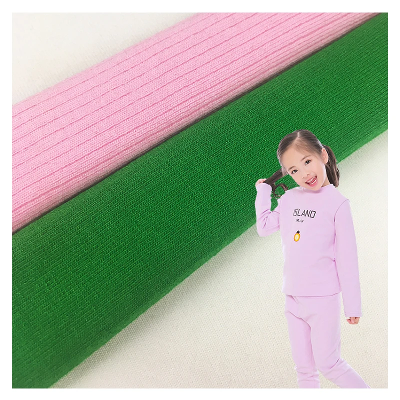 1201#Hot selling warmth Cotton polyester Knitted Fabric Cotton T Shirt Fabric for men Clothes wear