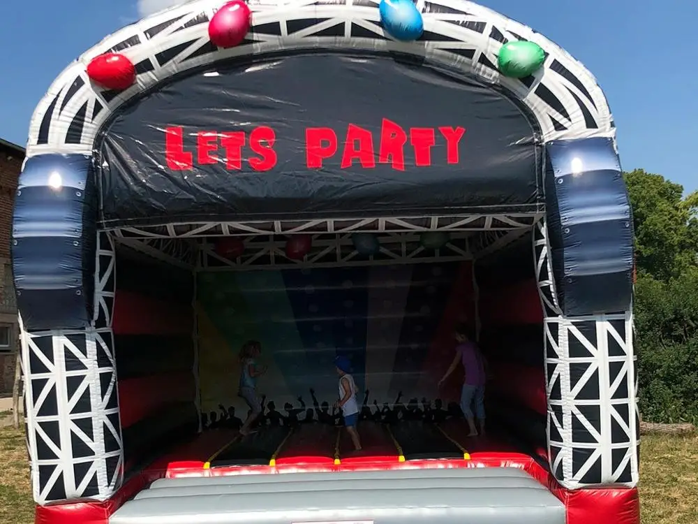 
Factory wholesale price Kids N adults party inflatable disco dome bouncy castle for sale 