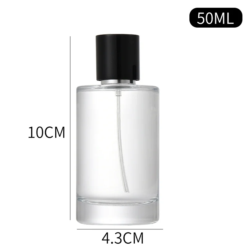 50 ml 100 ml portable travel empty glass spray perfume bottle atomizer bottle