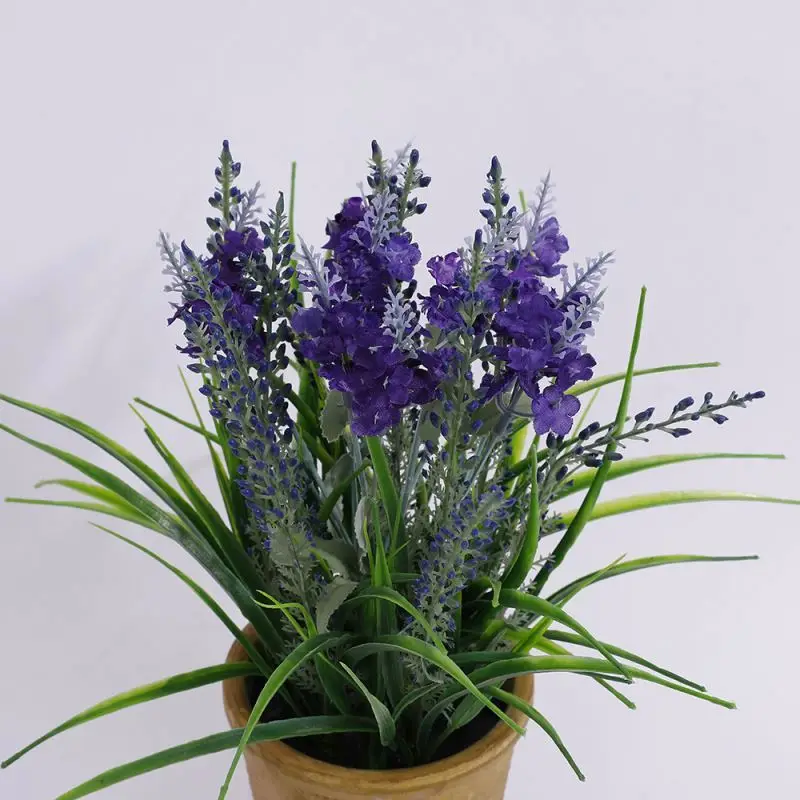 Wholesale Artificial Plants Lavender Flower Garden Wedding Decorative Simulation Artificial Lavender