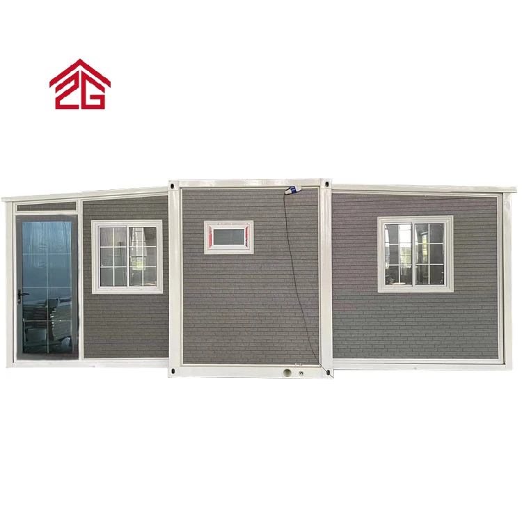 Portable home 40ft Expandable container house Extendable 2.8m height with complete bathroom custom design house for sale