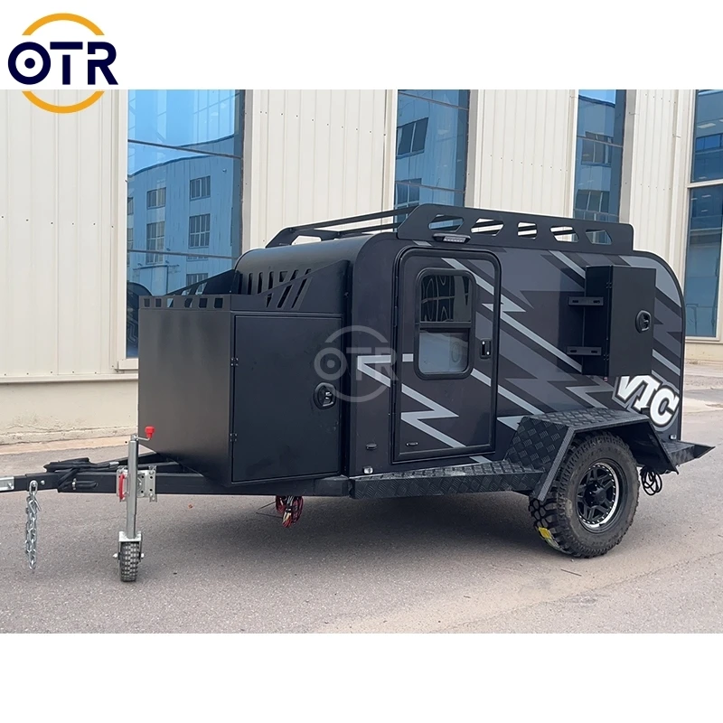 Factory Direct Supply   Towing Aluminum Overland 4 People Travel Trailers  4X4
