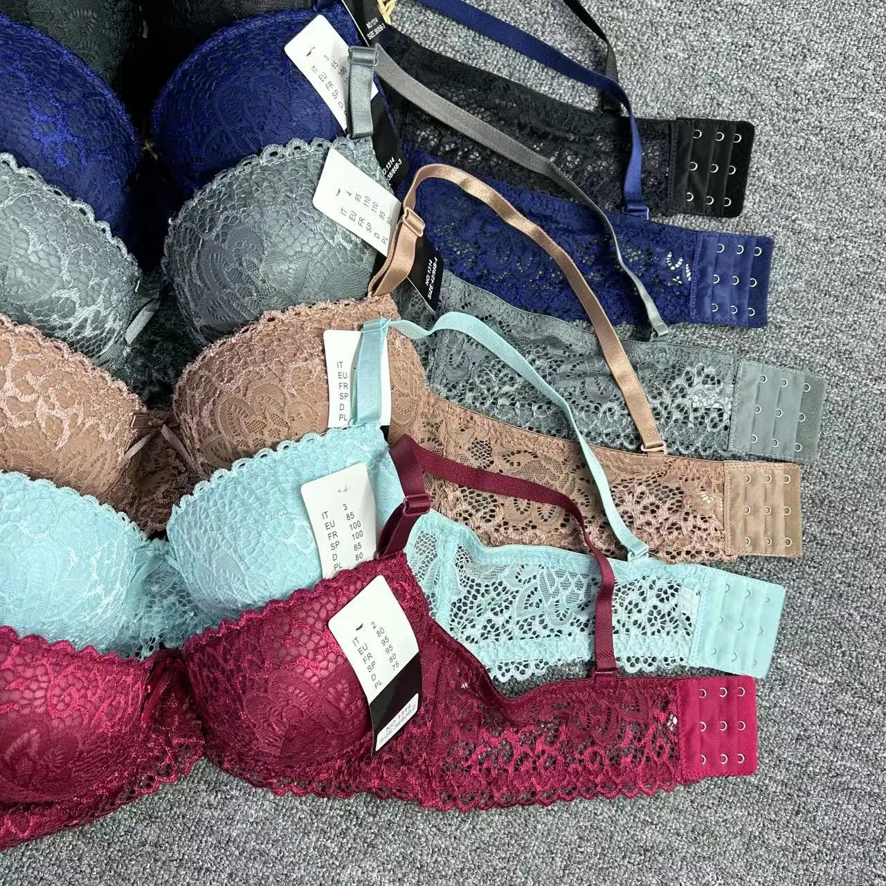 lace double push up wholesale bra underwire for women underwear Africa Egypt