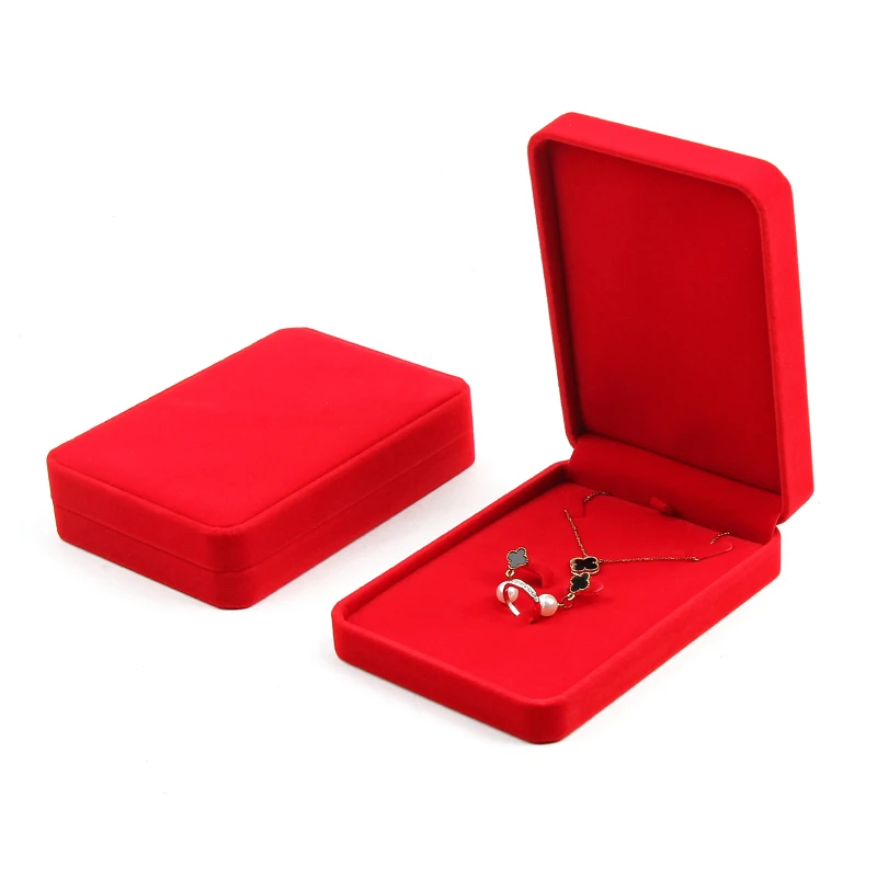 Custom High End Velvet Top Quality Small White Manufacturers Import Name Brand Gift Packaging Jewelry Boxes To Put Jewelry