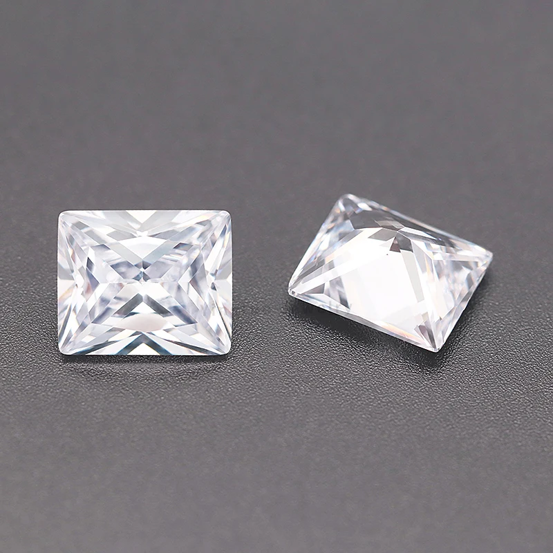 5a Baguette White Lab-Created CZ Gems Cubic Zirconia Machine Cut Stones that Withstand Heat
