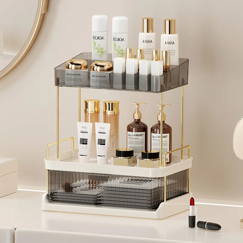Keep Your Makeup Neatly Stored in the Stylish Taizhou Bird Terror Fairy Poem 3471 Copper Storage Box