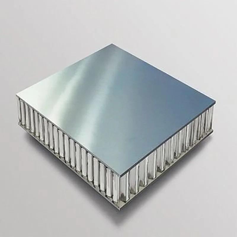 Lightweight aluminium panel with 2 cover sheets aluminum honeycomb