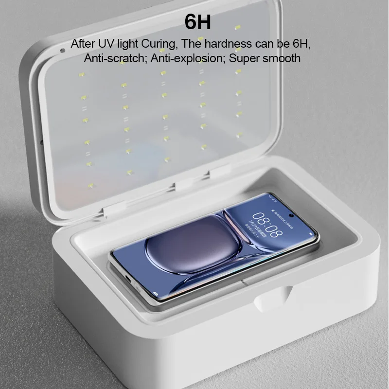 Free sample UV 6H Hardness Anti-shock Cell Phone Hydrogel Film Sheet HD Clear Screen Protector For Cutting Machine