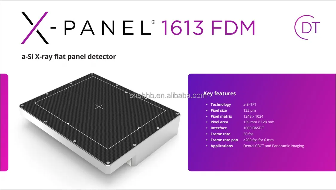 a-Si Wired Digital Dental CBCT 3d Panoramic X ray flat panel detector Dental For X Ray CBCT
