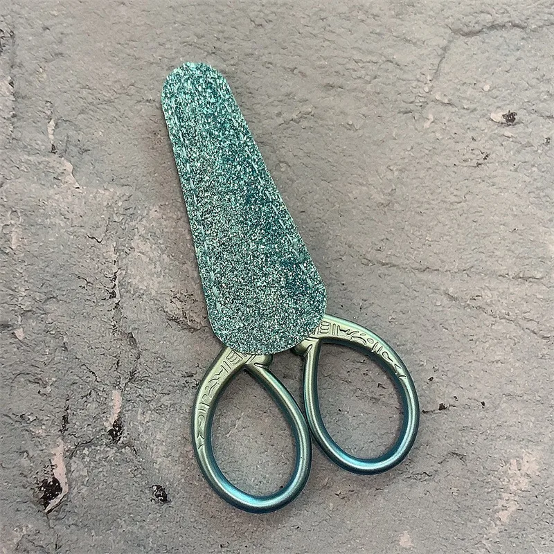19 Colors Small Beauty Scissors Protective Case Eyebrow Scissors Storage Case Makeup Glitter Scissor Cover