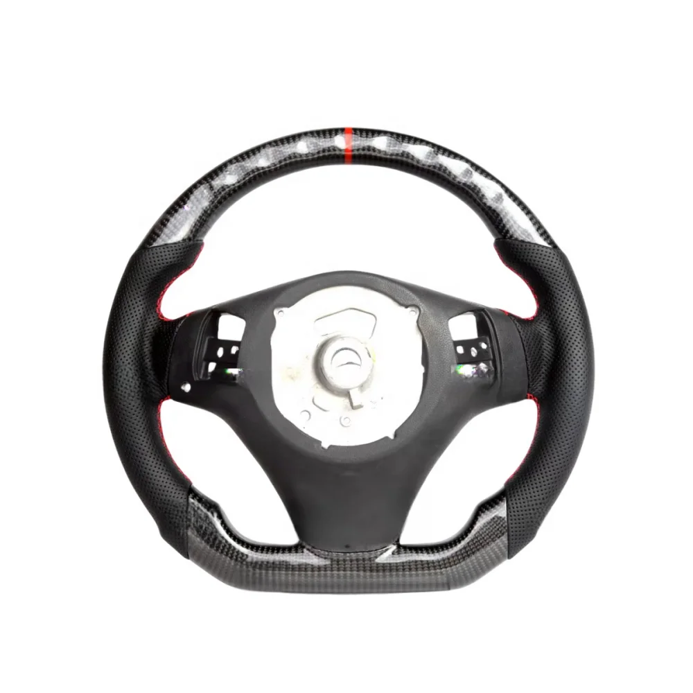 Auto-y Best Selling Products 2024 Car Accessories Real Carbon Fiber Steering Wheel for BMW E90 E92 M3 E93 335i 2005-12
