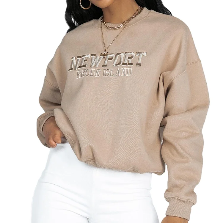 Высокое качество Crewneck свитер унисекс с длинным рукавом и вырезом лодочкой для маленьких больших размеров на заказ толстовка