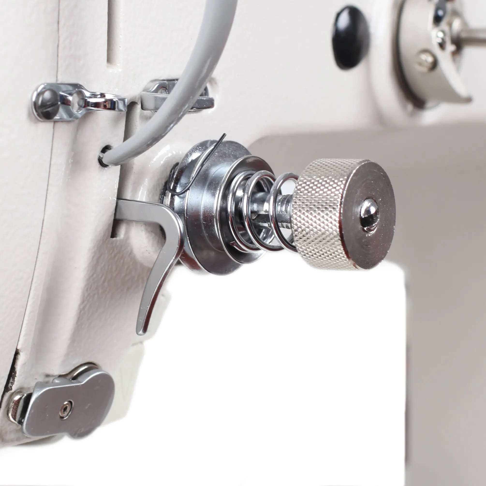 TY-8640E-AH Heavy Duty Lockstitch Sewing Machine Direct Drive Top & Bottom Feed with Auto Trimmer Auto Lifter Heavy Material