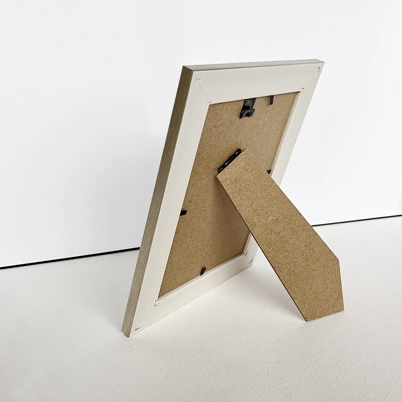 Custom Family PS Plastic Tabletop Display Picture Photo Frame With Easel