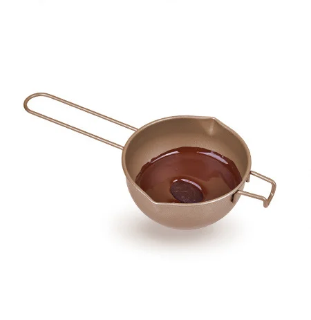 Amazon hot sale cake tools carbon steel boiler, chocolate melting pot for melting wax cheese bowl, butter warmer