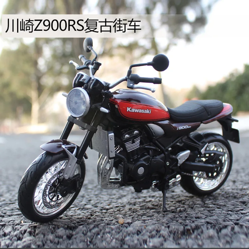 1/12  Maisto Motorcycles Simulation Metal Car Model Racing Kawasaki Z900RS Motorcycles Toys