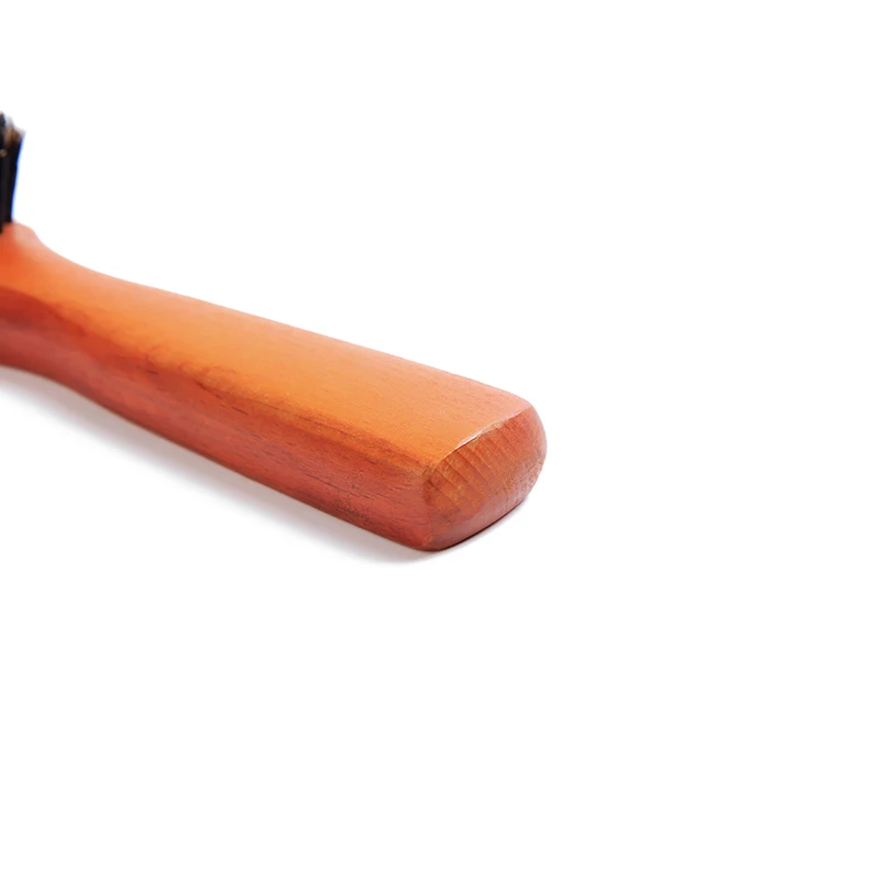 Hot Selling  5pcs Beard Grooming Kit Custom Logo Pure Boar Bristle Long Wooden Handle Beard Brush For Men