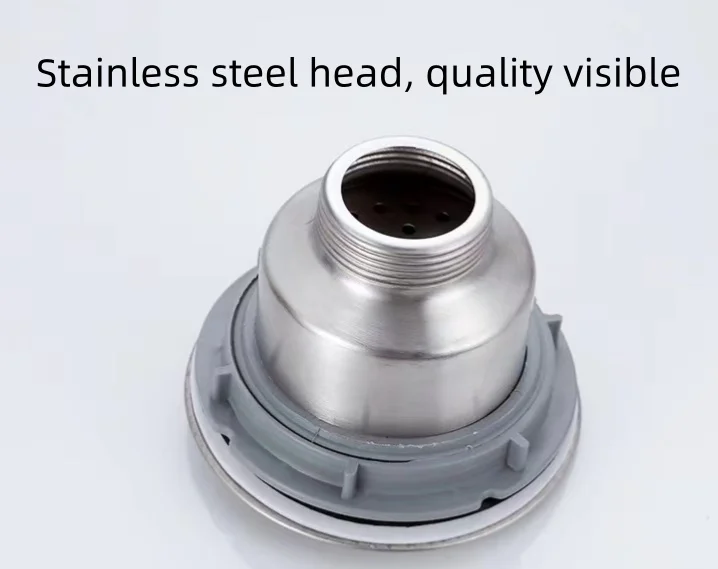 Premium Stainless Steel Single S-Curved Kitchen Sink Strainer Flexible Drainage Waste Drainer Without Overflow Pipe