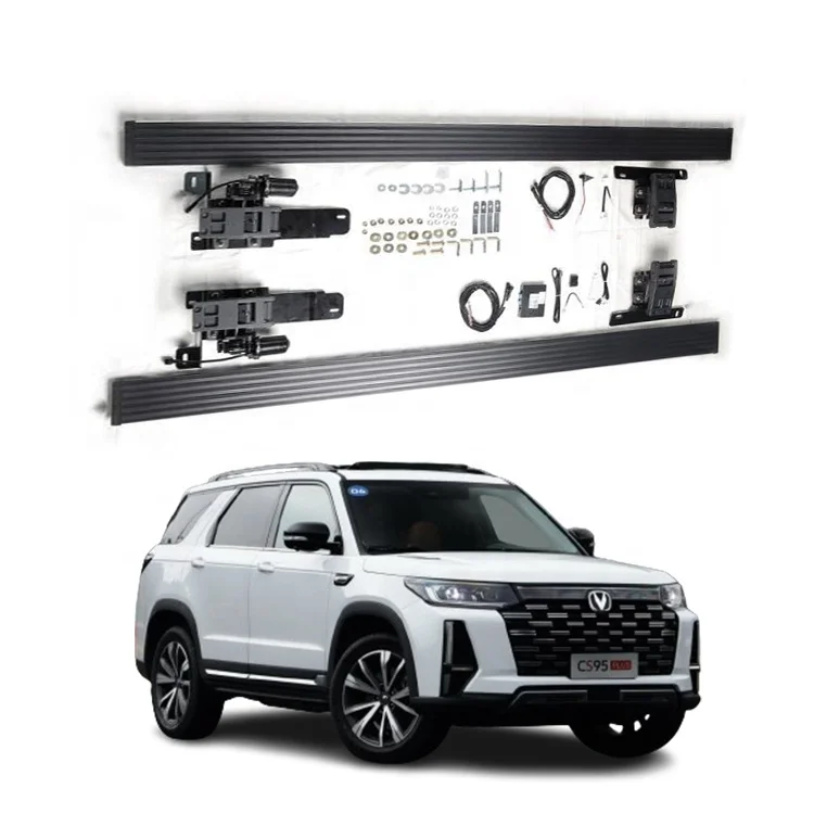 customization body kit led light Anti-pinch protection Foot Pedal Side Step Running Boards step for ChangAn CS95 2019