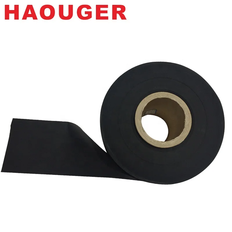 Double Sided Black Graphene  PU Conductive  Carbon Film JH8000-D200-T50 for Tens Electrodes and ECG/EKG