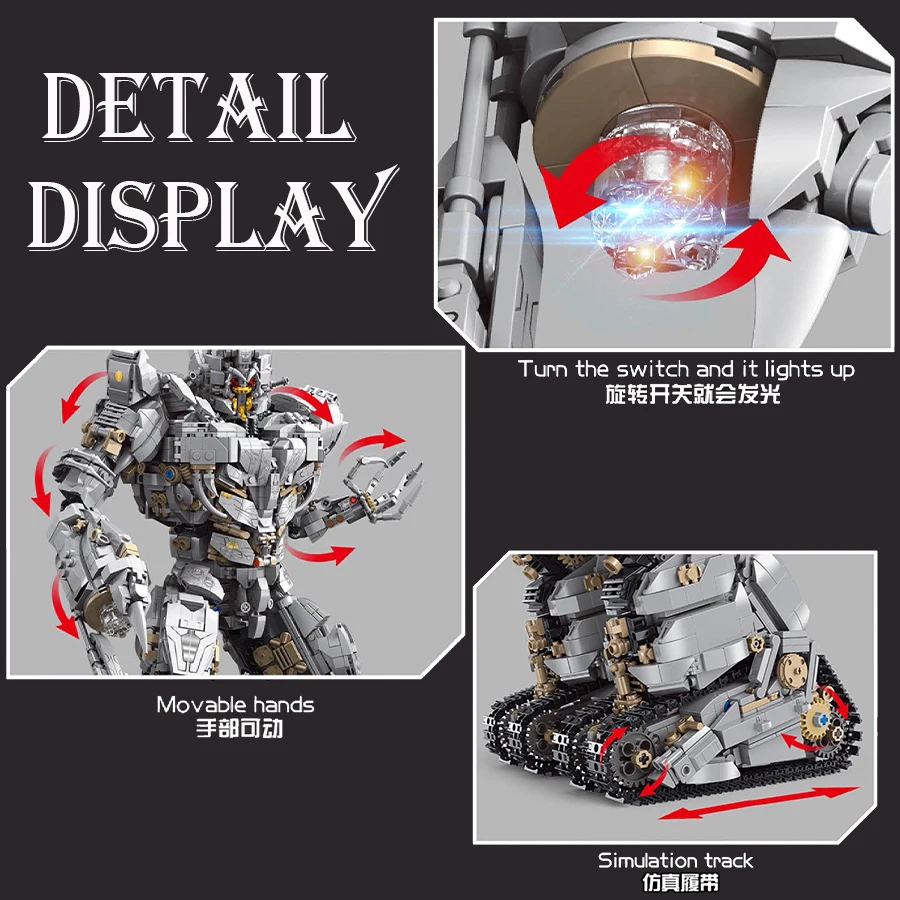 Король 6012 из серии фильмов деформация автомобиля Megatronis подвижная модель маленькие частицы конструктор головоломка игрушки для детей