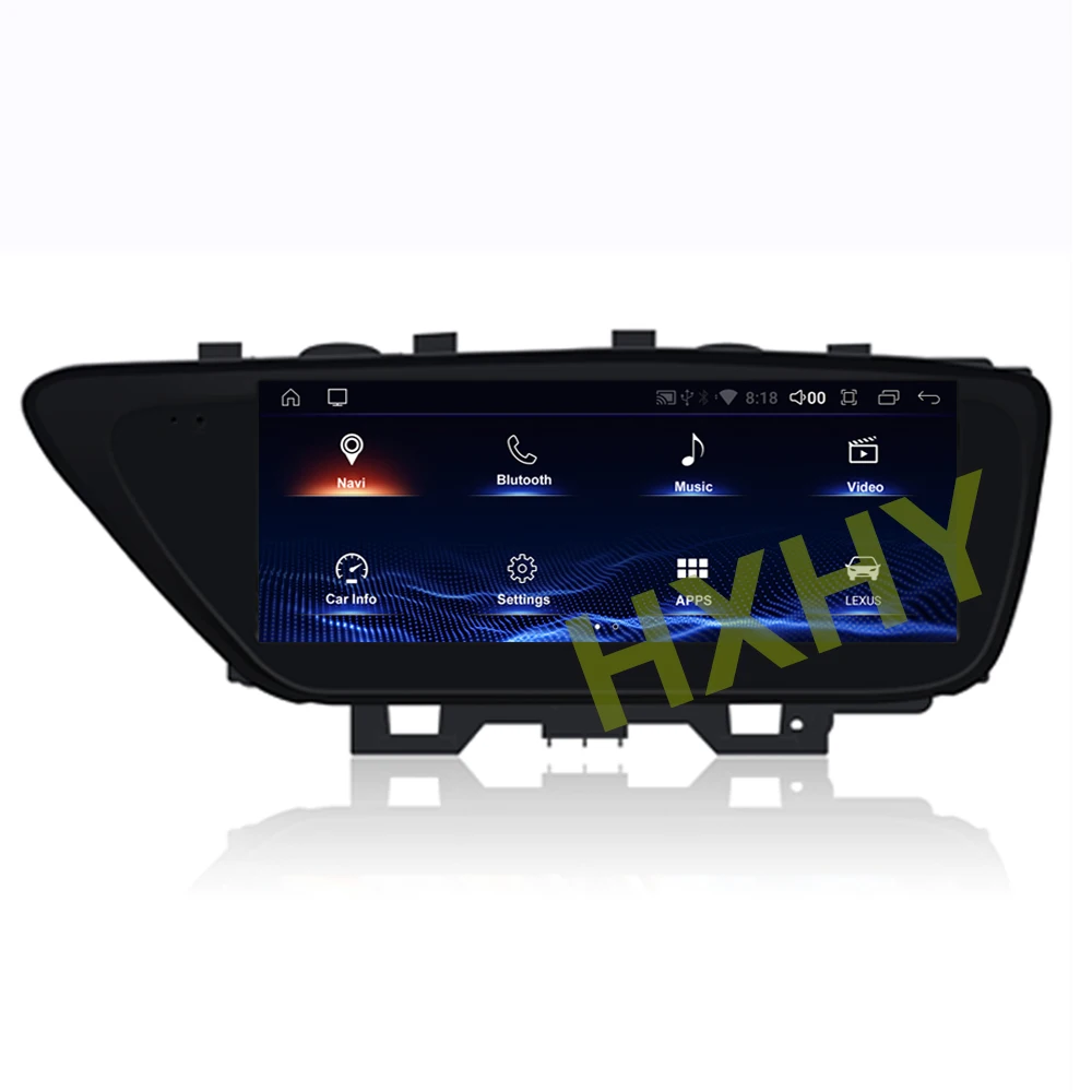 HXHY 10,25 дюймов Qualcomm Android 13 Автомобильный мультимедийный плеер для Lexus ES ES200 ES300H ES250 ES350 стерео видео GPS навигация