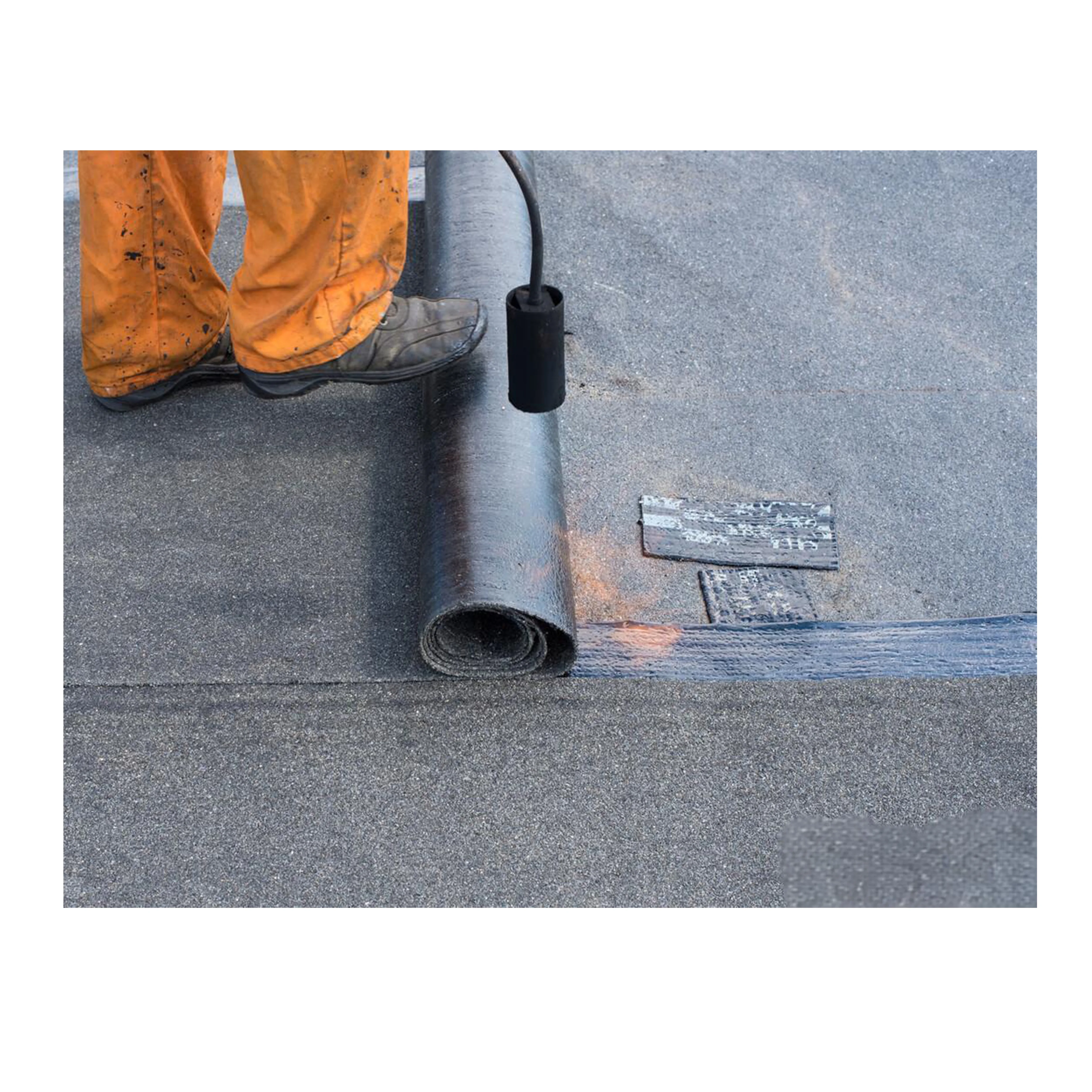 SBS/APP Elastomer Modified 3mm Asphalt Roof Membrane Professional PE Root Piercing Waterproof Treatment for Planting Roofs